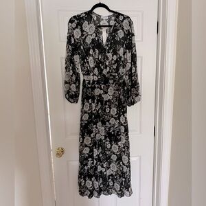 NWT Long Sleeve Sheer Dress.